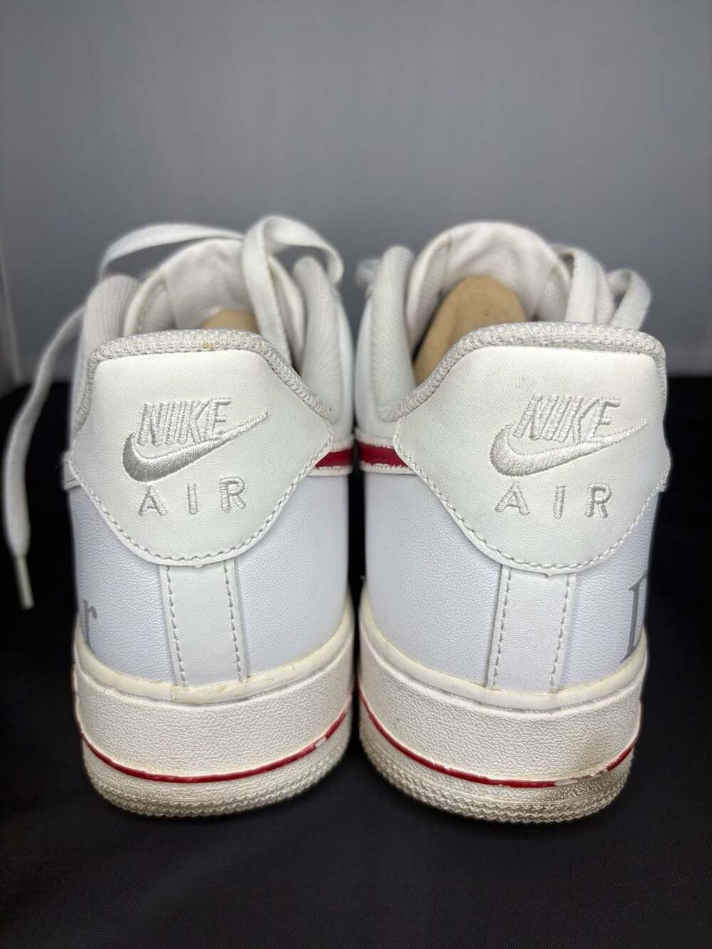 Nike Air Force 1 Low Custom 'Dior' White with Dinosaur Design - Picture 5 of 8